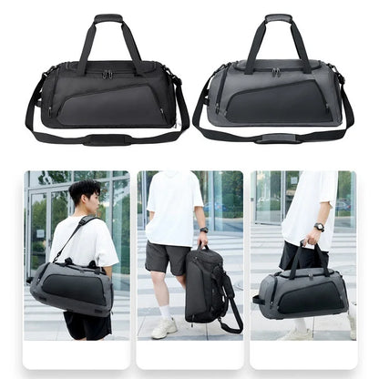 New Gym Bag Multi-Functional Waterproof Sport Bags Men Women Training Fitness Yoga Travel Handbag with Shoe Pouch Luggage Bag