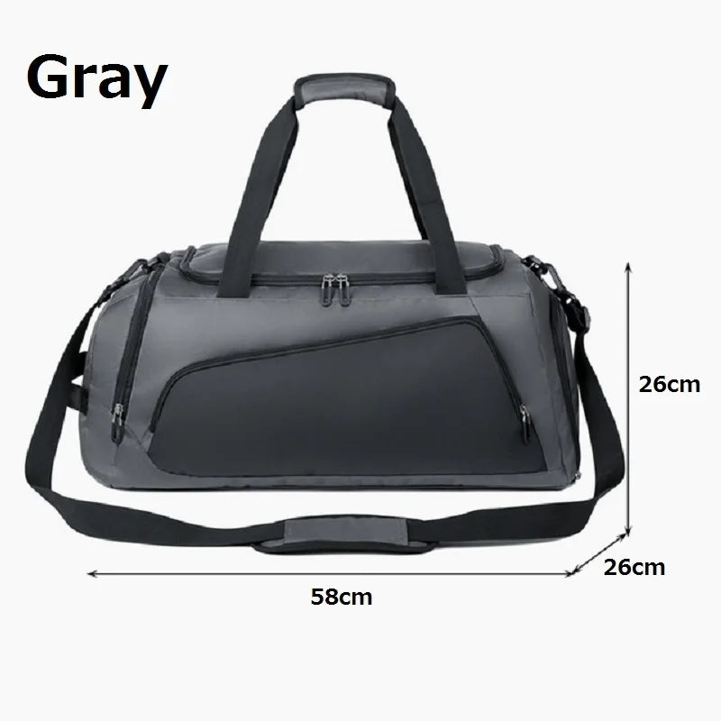 New Gym Bag Multi-Functional Waterproof Sport Bags Men Women Training Fitness Yoga Travel Handbag with Shoe Pouch Luggage Bag