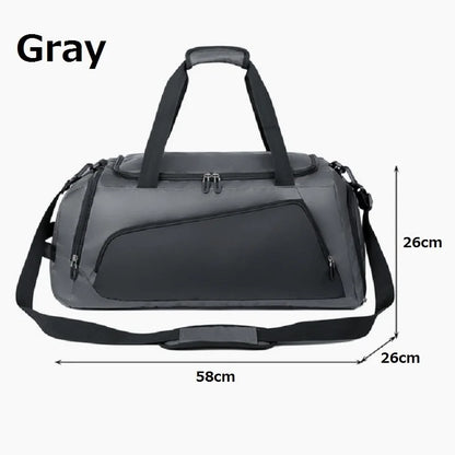 New Gym Bag Multi-Functional Waterproof Sport Bags Men Women Training Fitness Yoga Travel Handbag with Shoe Pouch Luggage Bag